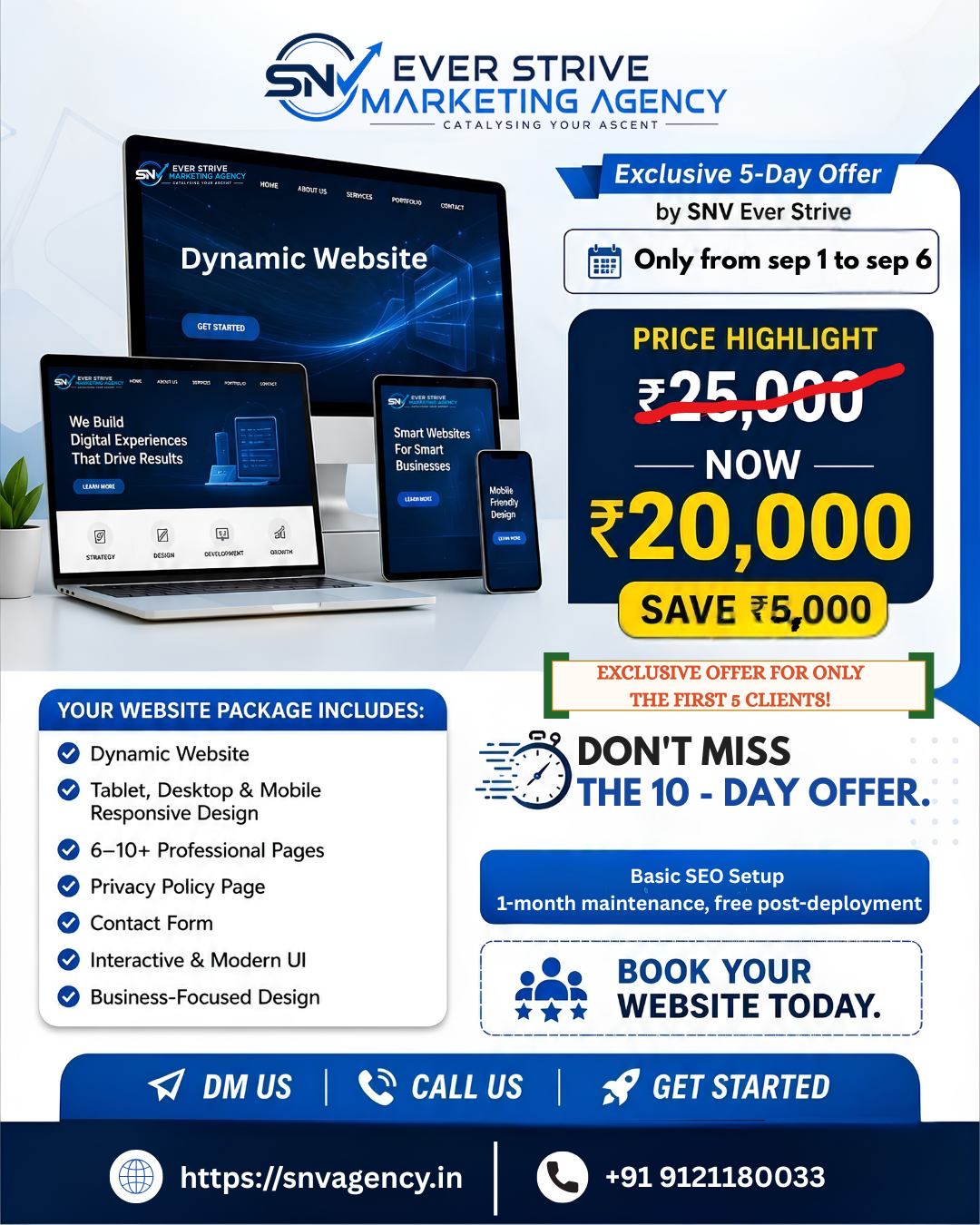 Dynamic Website Design Offer